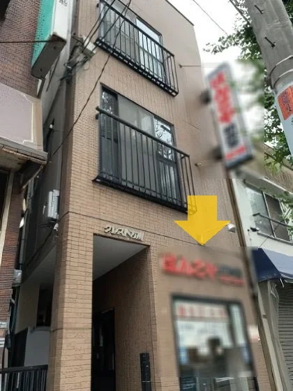 方南町のスケルトン店舗物件の外観