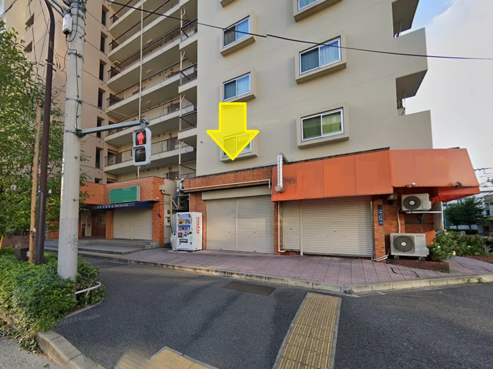 芝浦ふ頭のスケルトン店舗物件の外観