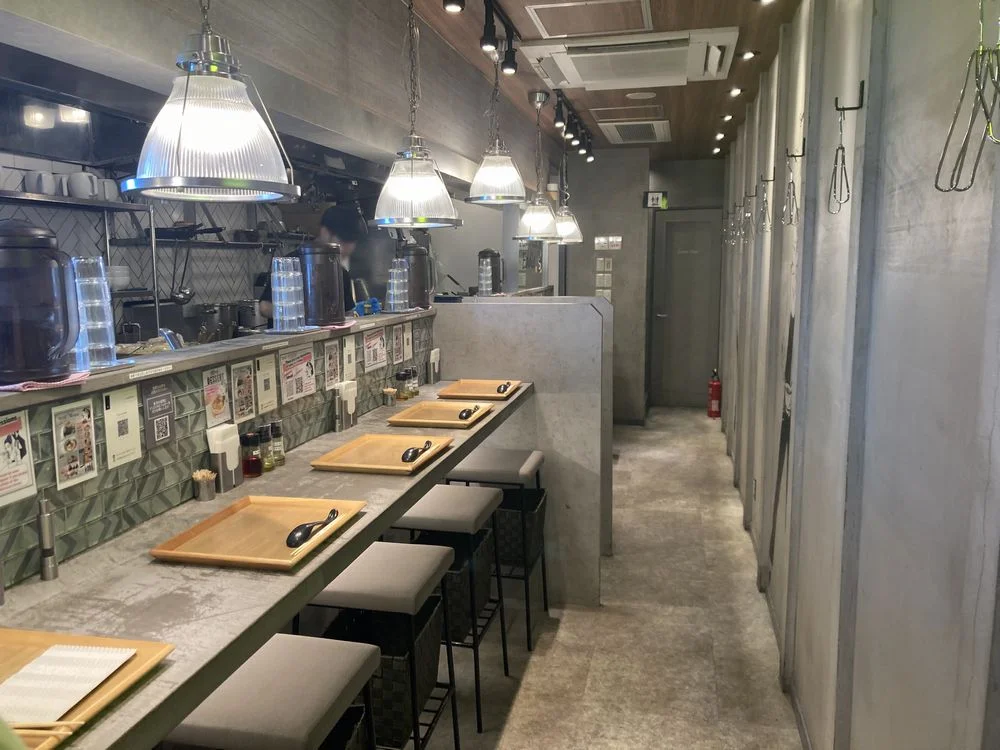 ラーメンの居抜き物件の内装