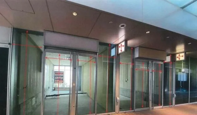 武蔵小山のスケルトン物件のエントランス