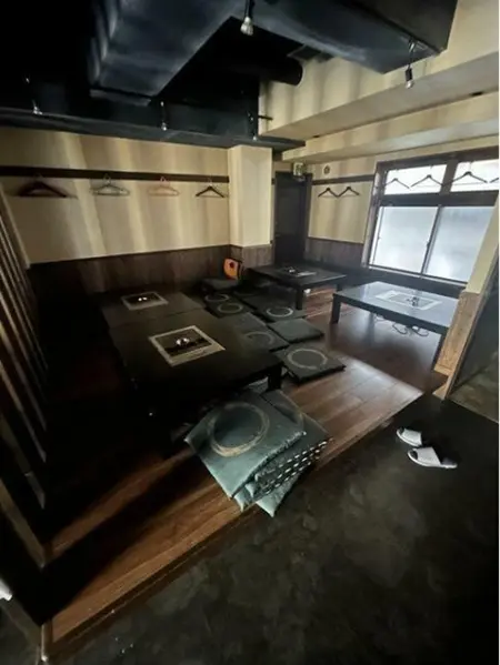 焼肉屋の居抜き物件の内装