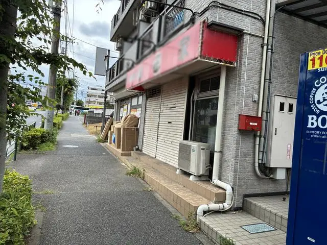 ラーメンの居抜き物件の外観