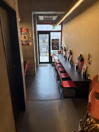 大井町のラーメン居抜きの内装