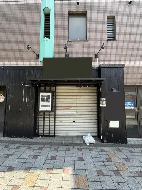 上溝のラーメン居抜きのエントランス