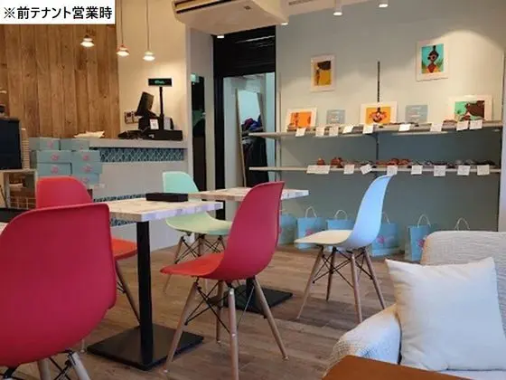 カフェ・喫茶店の居抜き物件の平面図