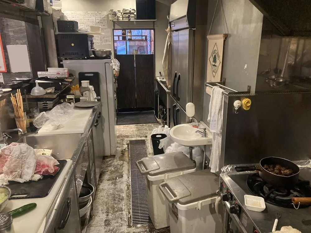 綾瀬の居抜き店舗の厨房
