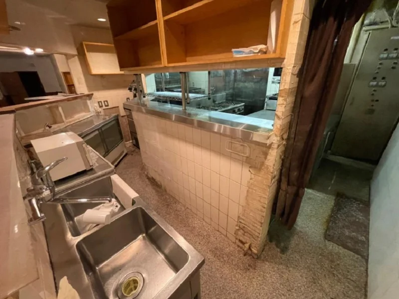 八王子のカフェ・喫茶店居抜きの厨房