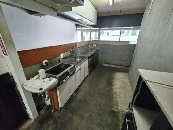 狭山市の居抜き店舗の厨房