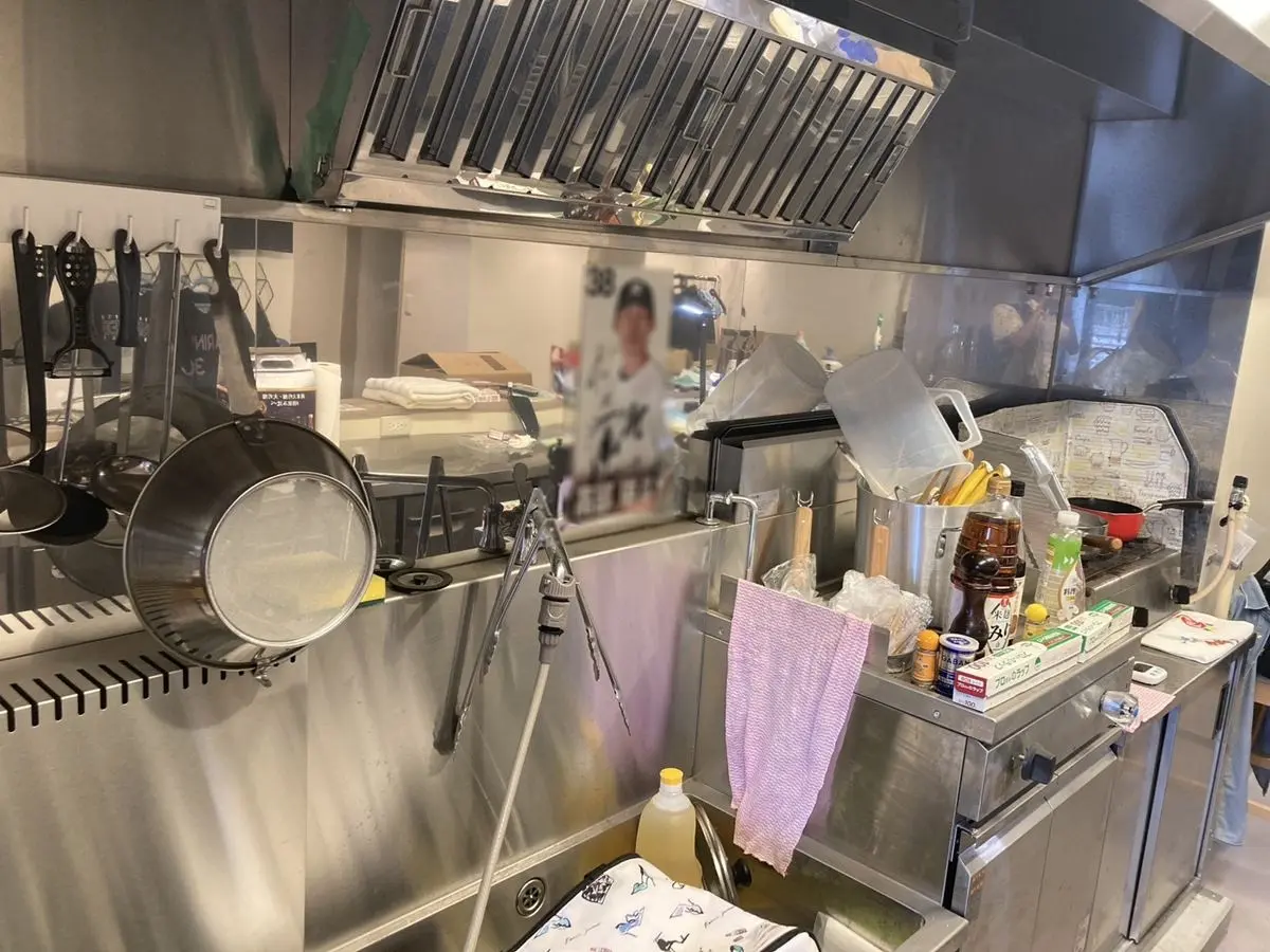船橋の居抜き店舗の厨房