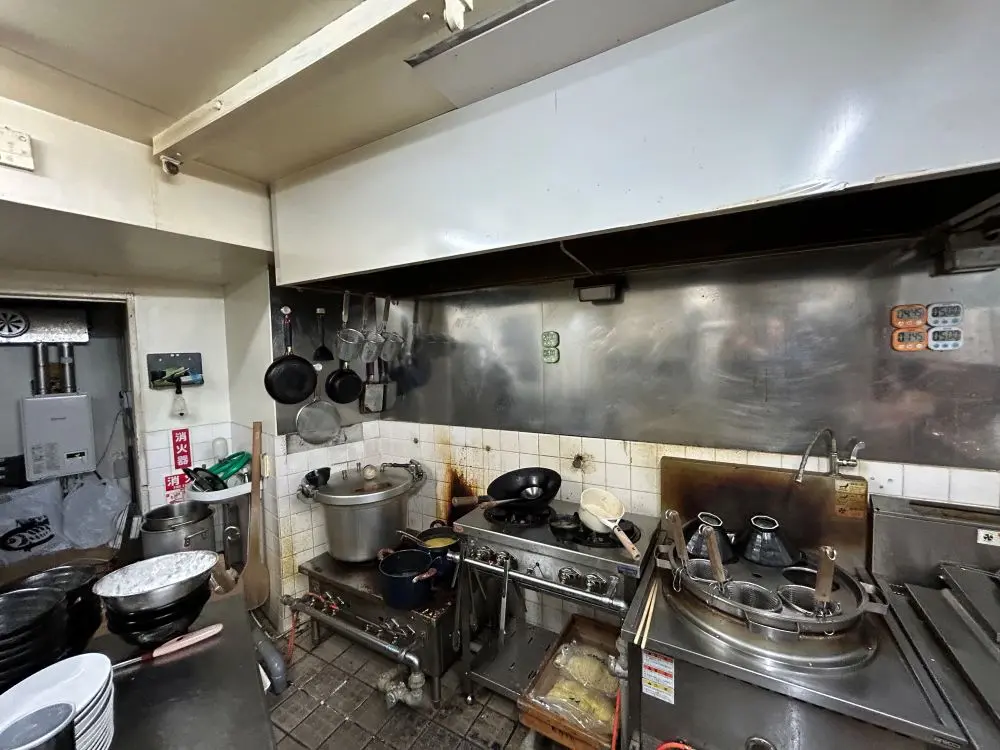 三ノ輪の居抜き店舗の厨房
