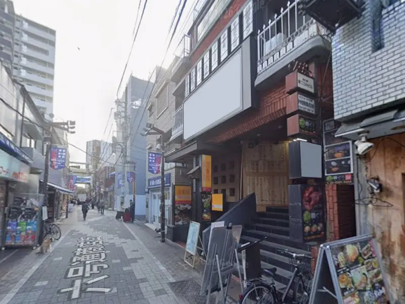 幡ヶ谷の焼肉屋居抜きの外観