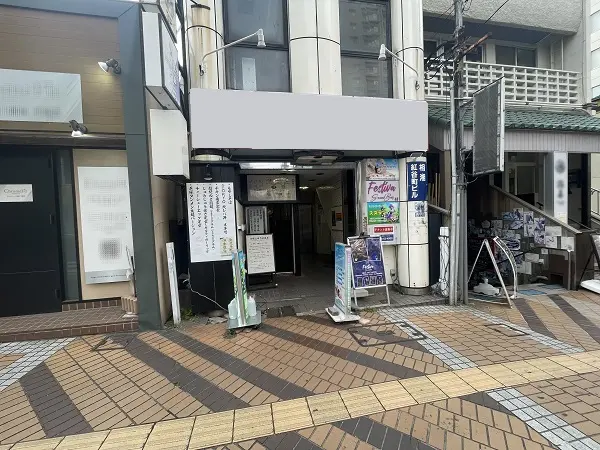 ラーメンの居抜き物件の外観