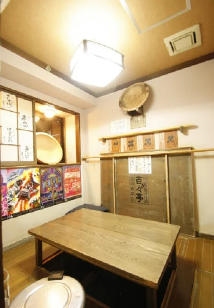 旗の台のうどん・そば居抜きの内装
