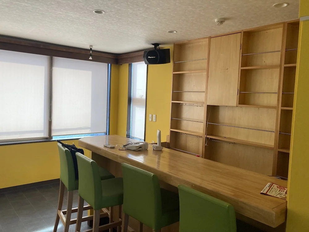 京急新子安のスナック・パブ居抜きの内装