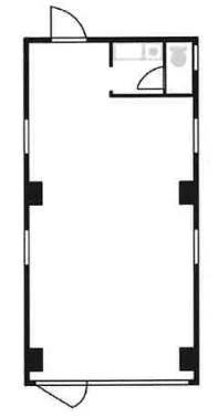 渋谷のその他居抜きの平面図