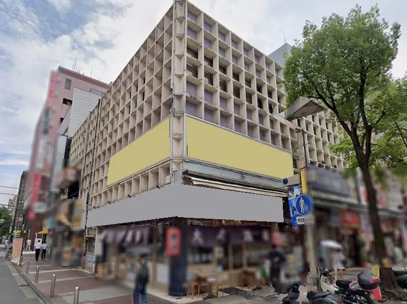 関内のスケルトン店舗物件の外観