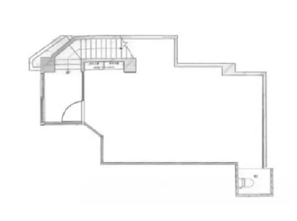 貸店舗(事務所仕様)の平面図
