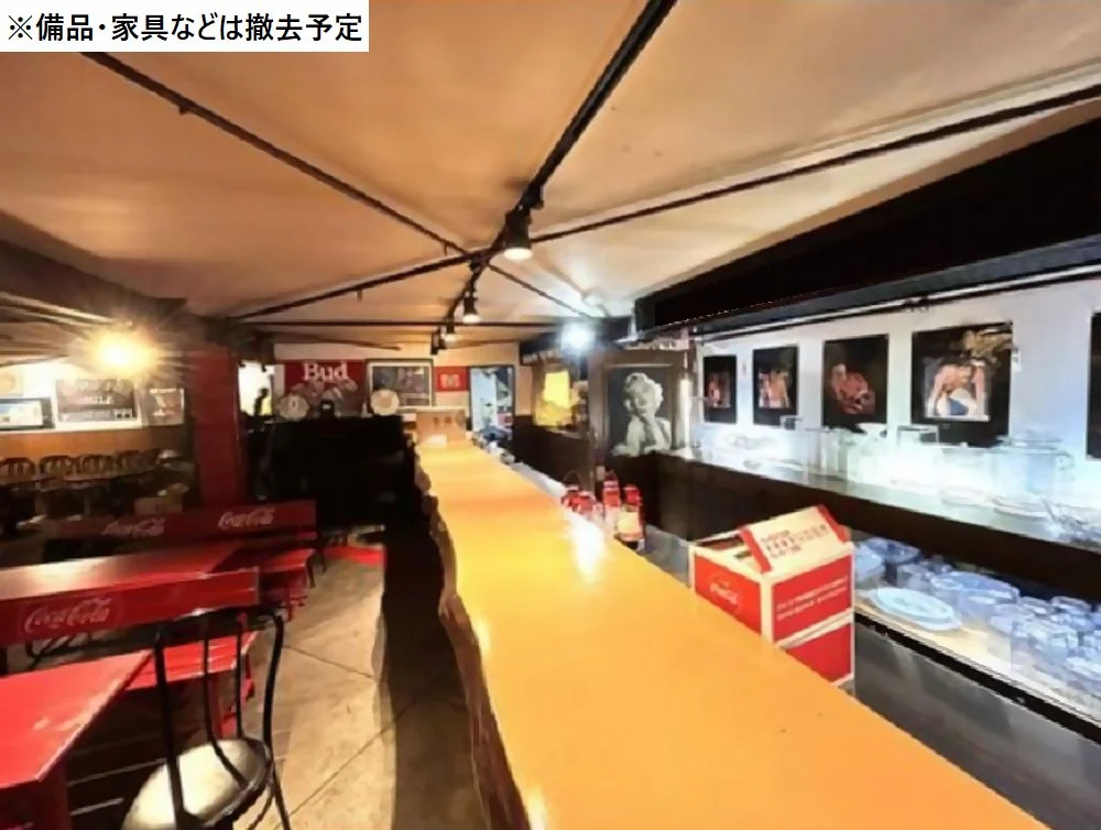 能見台の居抜き店舗の内装