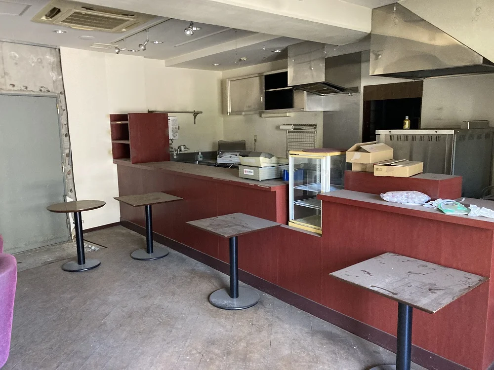 カフェ・喫茶店の居抜き物件の内装