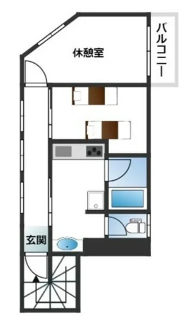 西川口のエステ居抜きの平面図