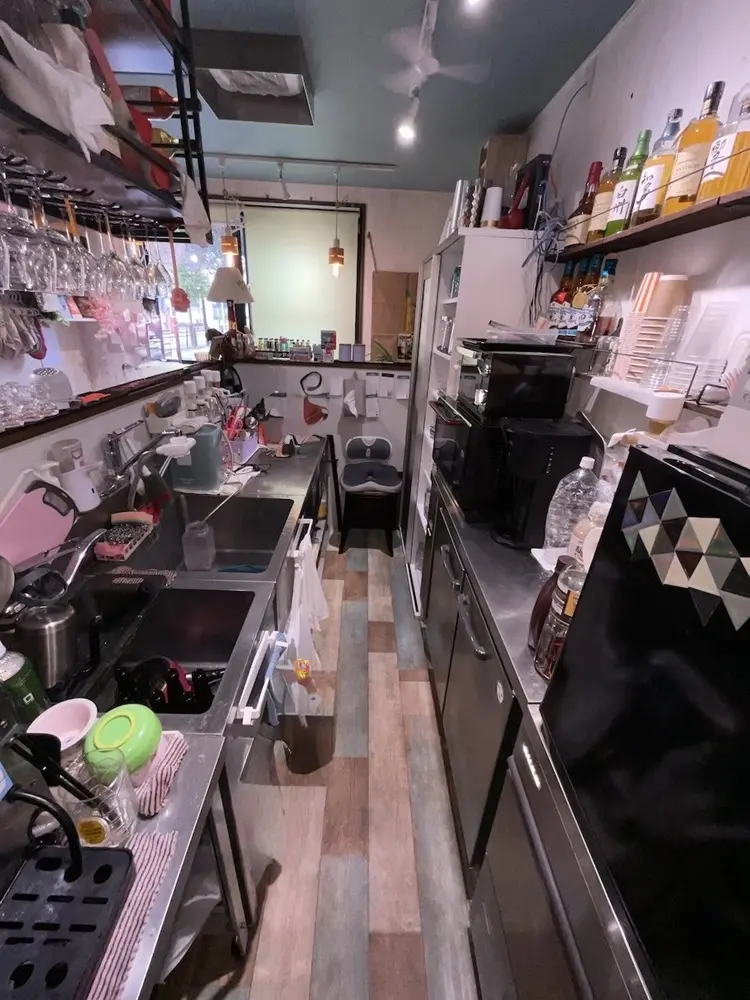 蒲田のダイニングバー居抜きの厨房