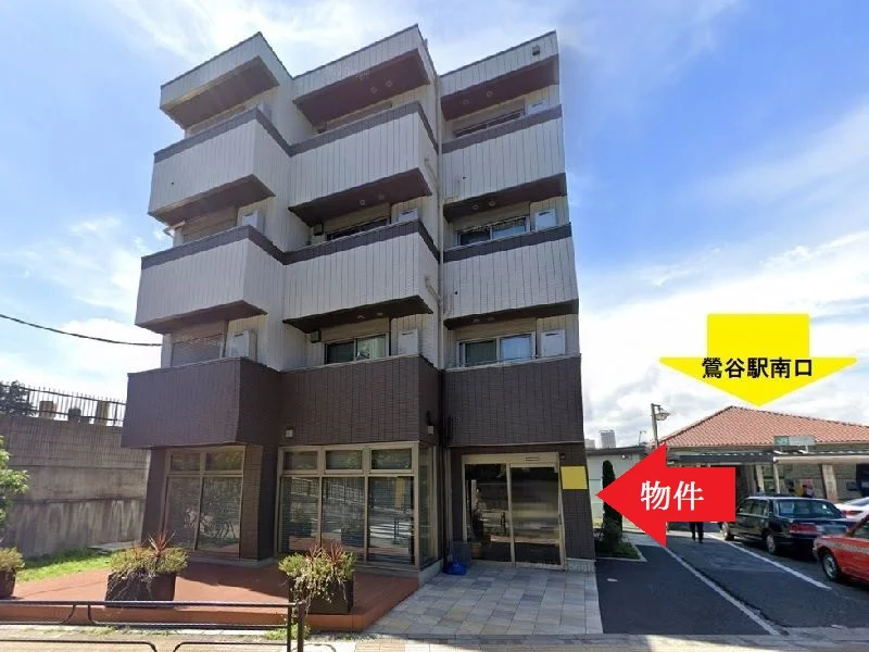 貸店舗(スケルトン)の外観