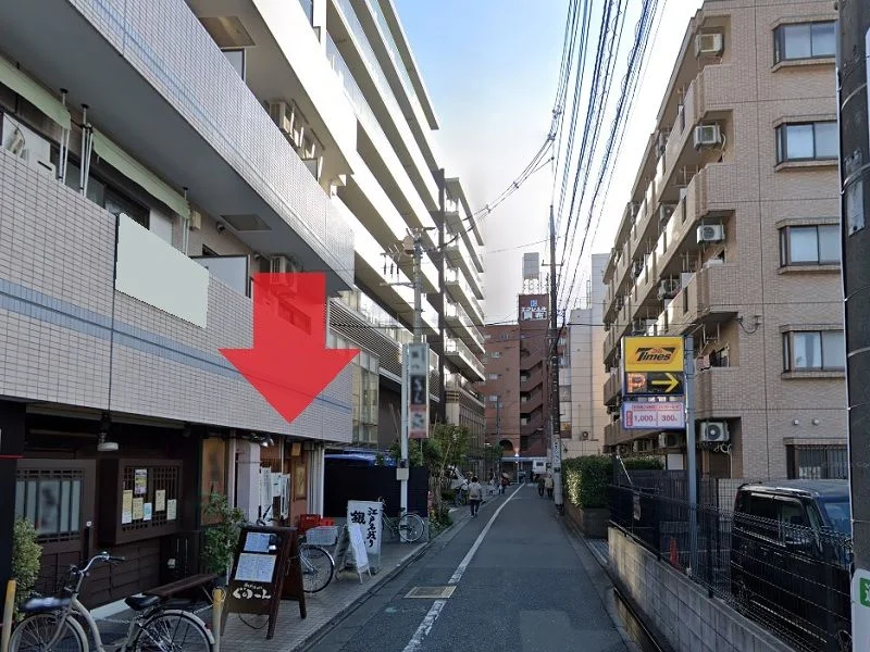 調布のスケルトン物件の外観