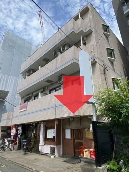 調布のスケルトン物件の外観