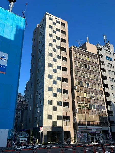 巣鴨のスケルトン店舗物件の外観