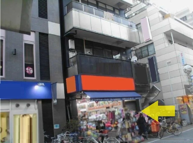 貸店舗(スケルトン)の外観