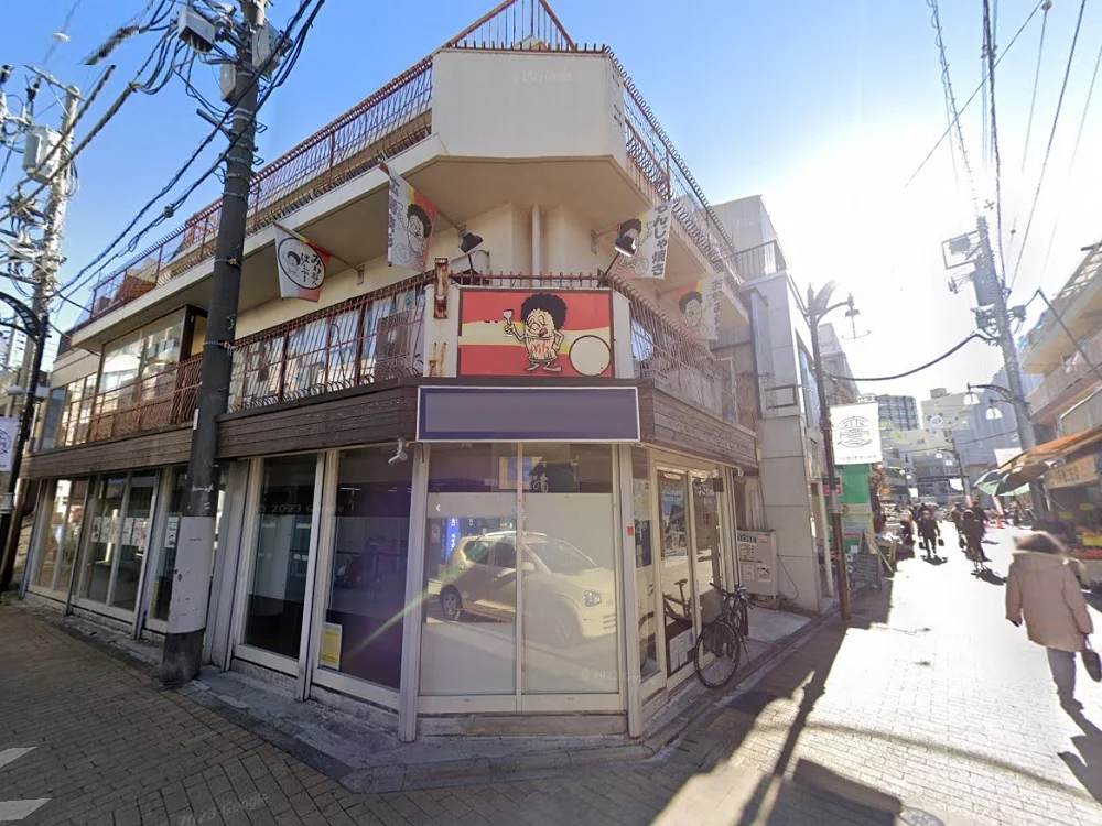 下赤塚のスケルトン店舗物件の外観