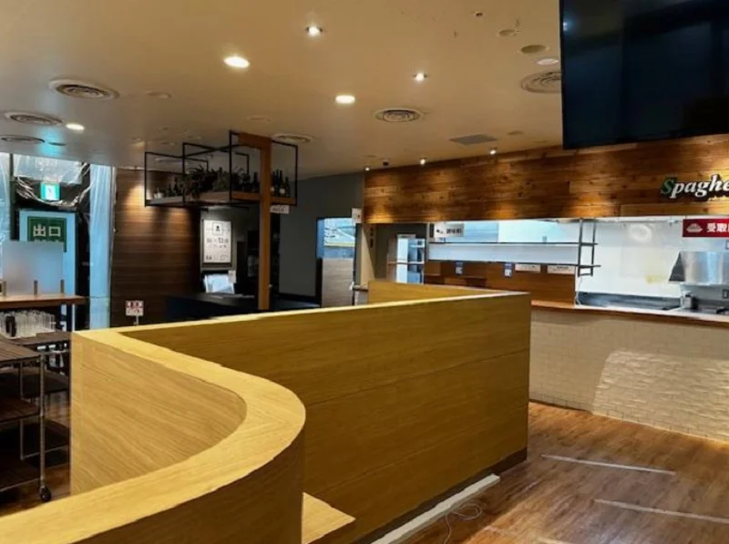 日の出の居抜き店舗の内装