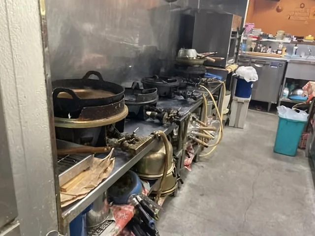 西国分寺の居抜き店舗の厨房