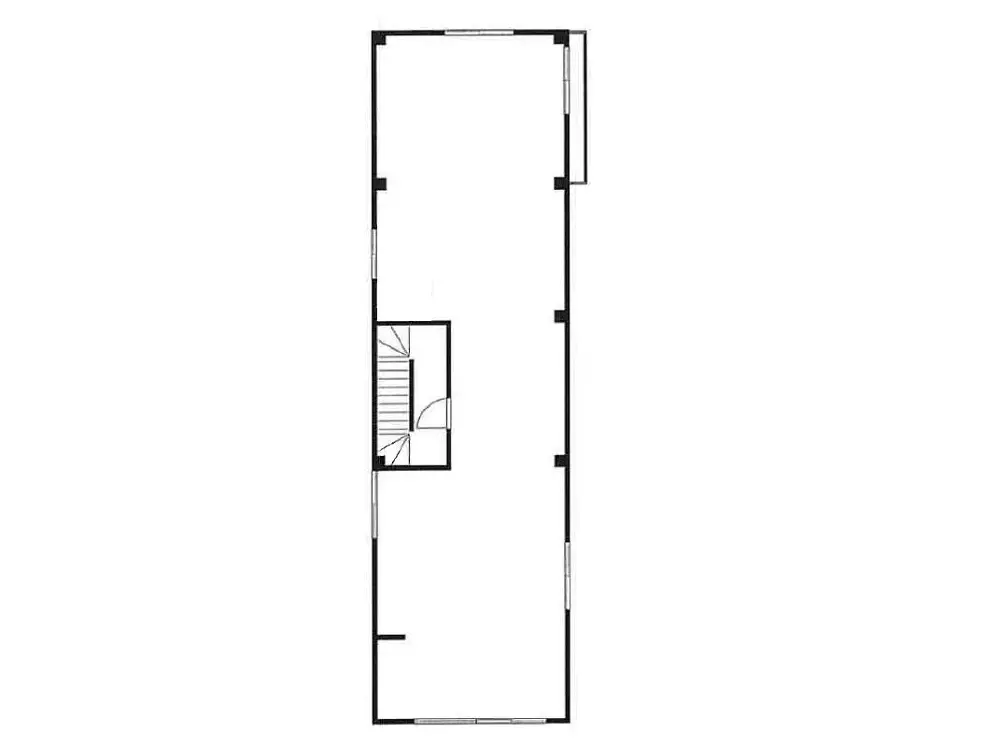 中野の居抜き店舗の平面図