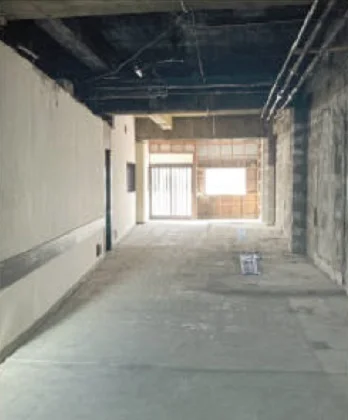 貸店舗(スケルトン)の内装