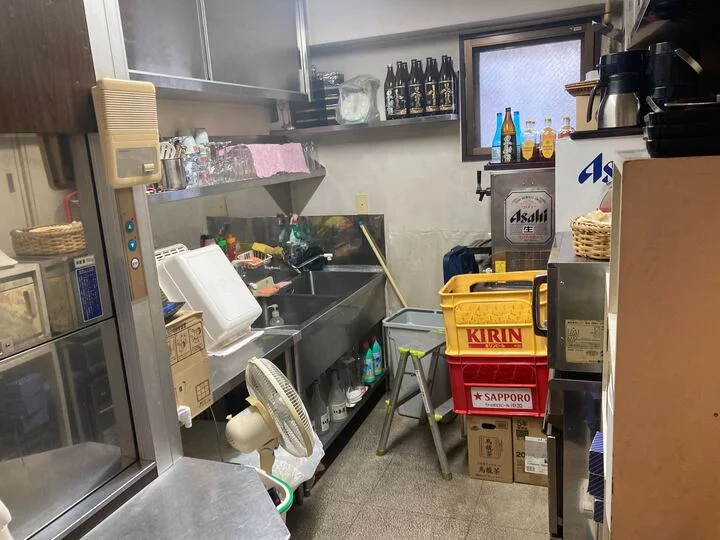 浅草の居抜き店舗の厨房