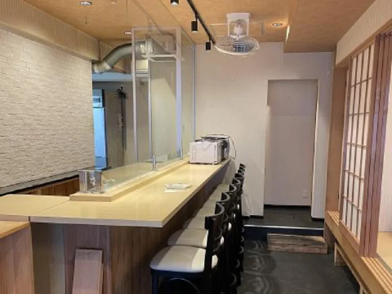 川越の居抜き店舗の内装