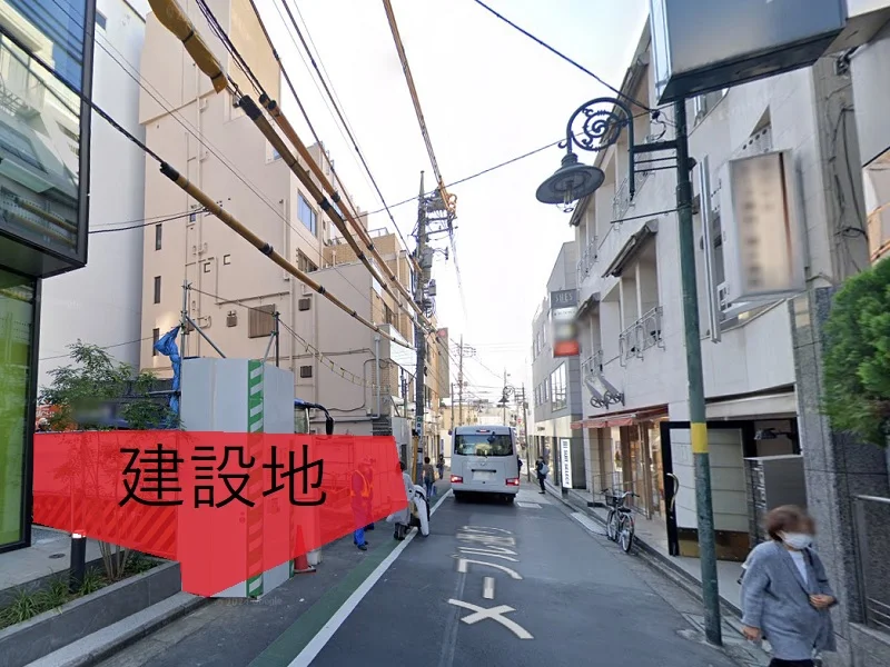 自由が丘のスケルトン物件の周辺