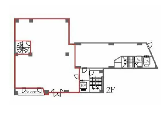 吉祥寺のスケルトン物件の平面図