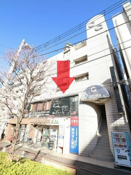 つつじヶ丘のスケルトン店舗物件の外観