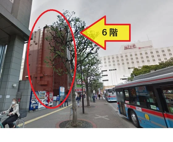 大森のスケルトン店舗物件の外観