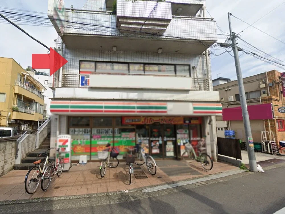 武蔵新田のスケルトン物件の外観