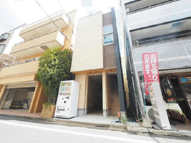 新中野の焼肉屋居抜きの外観