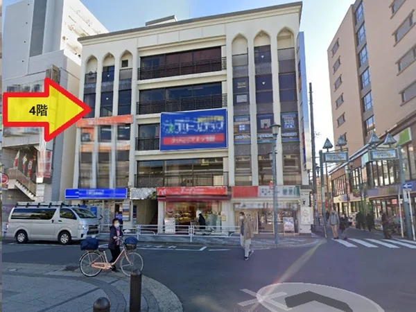 貸店舗(スケルトン)の外観