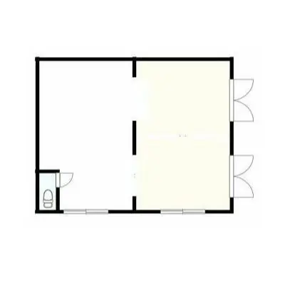 テイクアウトの居抜き物件の平面図