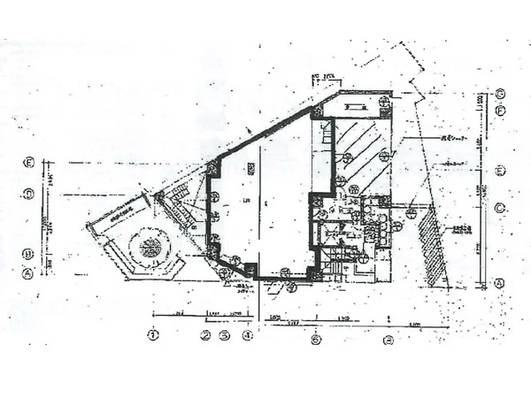 五反田のスケルトン物件の平面図
