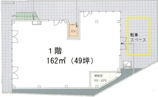 綱島のスケルトン物件の平面図