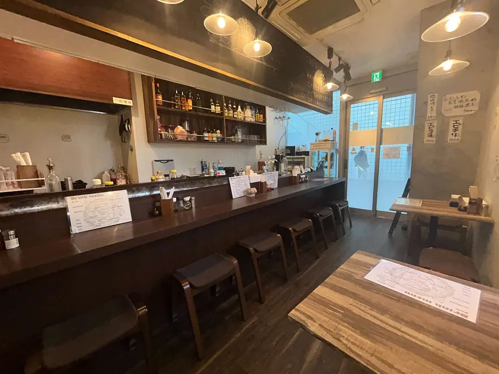 祖師ヶ谷大蔵の居抜き店舗の内装