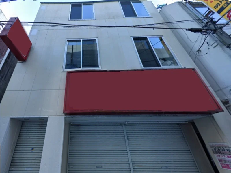 貸店舗(スケルトン)の外観