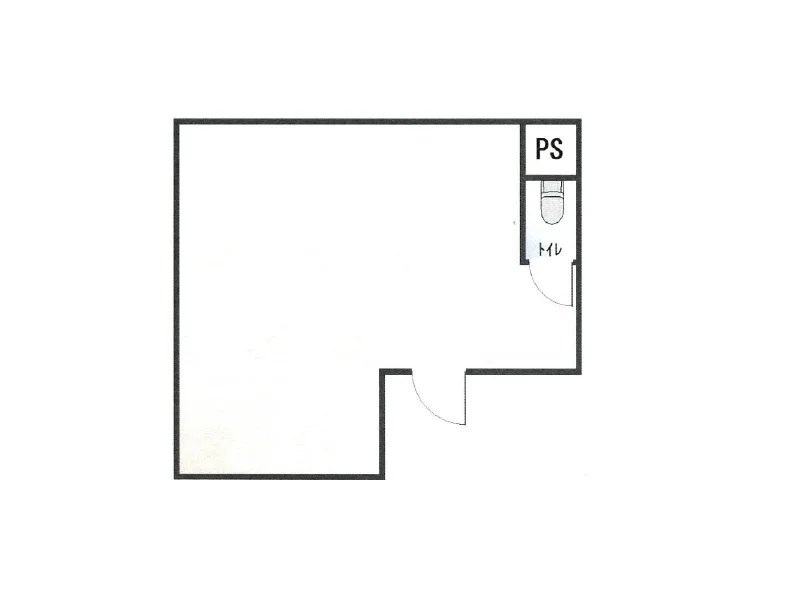 スナック・パブの居抜き物件の平面図